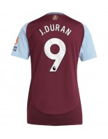 Aston Villa Jhon Duran #9 Hjemmedrakt Dame 2024-25 Korte ermer